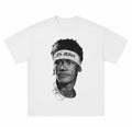 T-shirt signature Neymar Jr "100% Jesus" Blanc