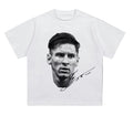 Camiseta firmada por Messi "La Pulga" Blanca